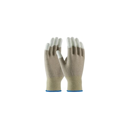 Pip NYLON AND COPPER FIBER YARNS, WHT. PU COATED FINGER TIPS, PK 300 40-6416/L